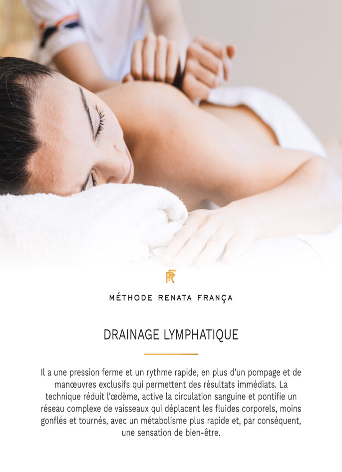 Drainage lymphatique de la méthode Renata Franca - Centre de relaxation abertville (73200) savoie